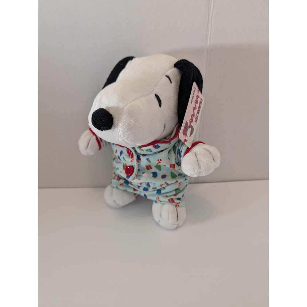 Snoopy‎ Christmas Plush Blue Pajama 2025 CVS Peanuts Holiday Viral TikTok 9" NWT